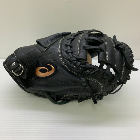 アシックス asics 少年軟式 子ども キャッチャーミット 捕手 グローブ グラブ 右投げ 中古品 野球 9469