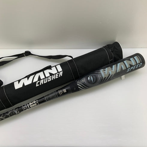 マルーチ marucci ワニクラッシャースピード 軟式 大人 一般 FRP製バット MJJSBBWS 中古 ケース付き 野球 8121