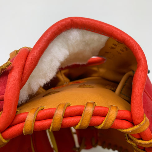 ジュンケイグラブ オーダー 軟式 大人 一般 内野手用 グローブ グラブ 右投げ JG-103AR 中古品 グローブ袋付き 野球 6257