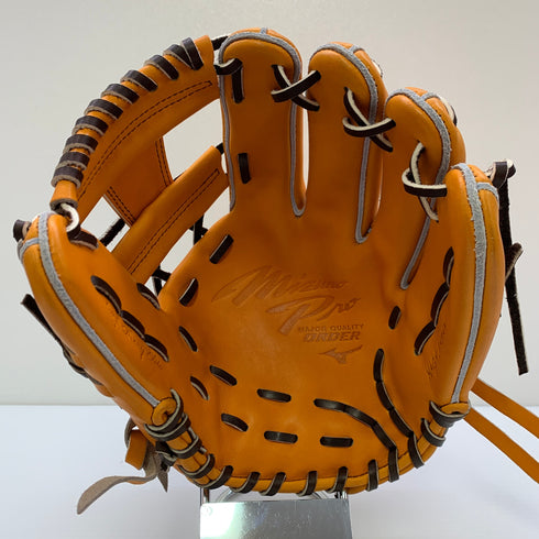 ミズノ MIZUNO ミズノプロ mizunopro 硬式 大人 一般 内野手用 グローブ グラブ 右投げ オーダー 中古品 野球 8683
