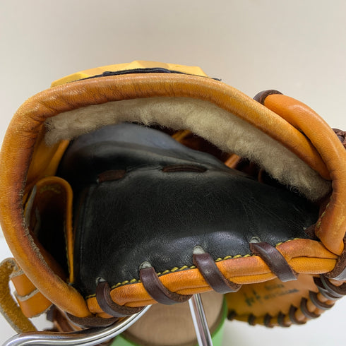 ハタケヤマ HATAKEYAMA K-F1JY 硬式 大人 一般 ファーストミット 一塁手 グローブ グラブ 左投げ 中古品 野球 9506