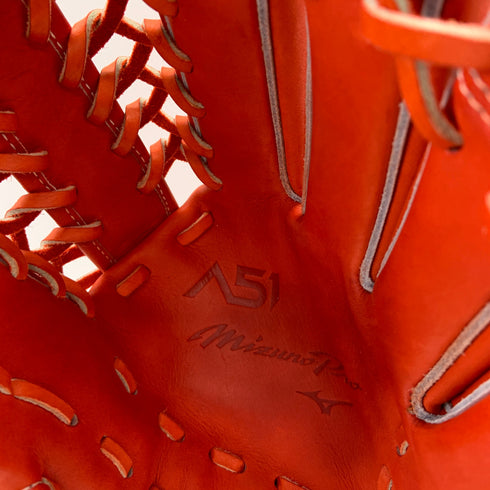 ミズノ MIZUNO ミズノプロ 硬式 大人 一般 内野手用 グローブ グラブ 右投げ 1AJGH11313 中古品 グローブ袋付き 野球 5971