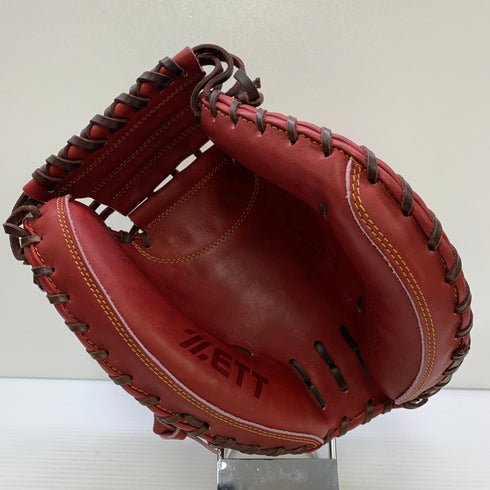 ゼット ZETT プロステイタス 軟式 大人 一般 キャッチャーミット 捕手 グローブ グラブ 右投げ BRCB30920 中古品 箱・グローブ袋付き 野球 8104