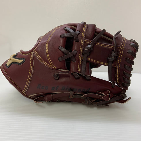 ミズノ MIZUNO グローバルエリート 軟式 大人 一般 内野手用 グローブ グラブ 右投げ 中古品 野球 6616