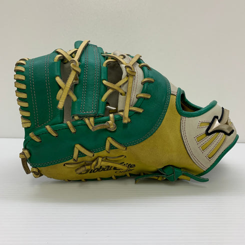 ミズノ MIZUNO グローバルエリート 軟式 大人 一般 ファーストミット 一塁手 グローブ グラブ 左投げ オーダー 中古品 野球 6475