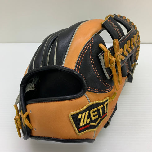 ゼット ZETT プロステイタス PROSTATUS 吉川モデル 軟式 大人 一般 内野手用 グローブ グラブ 右投げ オーダー 中古品 グローブ袋付き 野球 1055