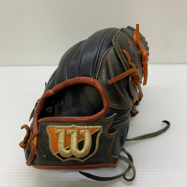 ウィルソン Wilson デュアルスタッフ 硬式 大人 一般 投手用 グローブ ピッチャー グラブ 右投げ 中古品 野球 6040