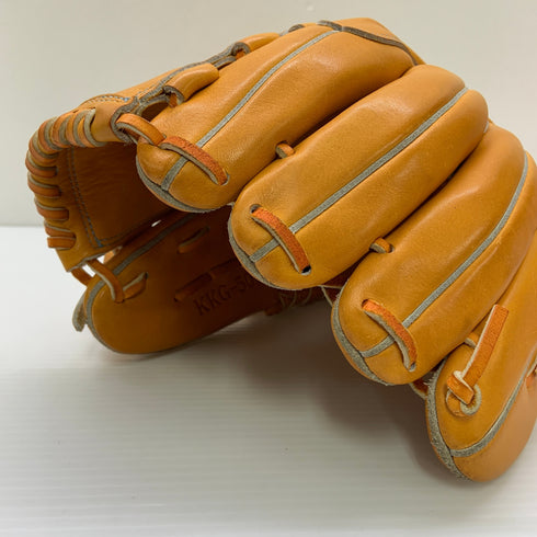 ハイゴールド HI-GOLD 心極 KKG-5001 軟式 大人 一般 投手用 グローブ ピッチャー グラブ 右投げ 中古品 野球 9087