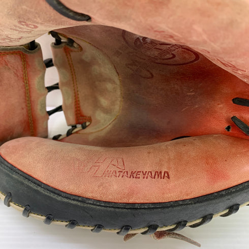 ハタケヤマ HATAKEYAMA PRO-M8 軟式 大人 一般 キャッチャーミット 捕手 グローブ グラブ 右投げ 中古品 野球 9901
