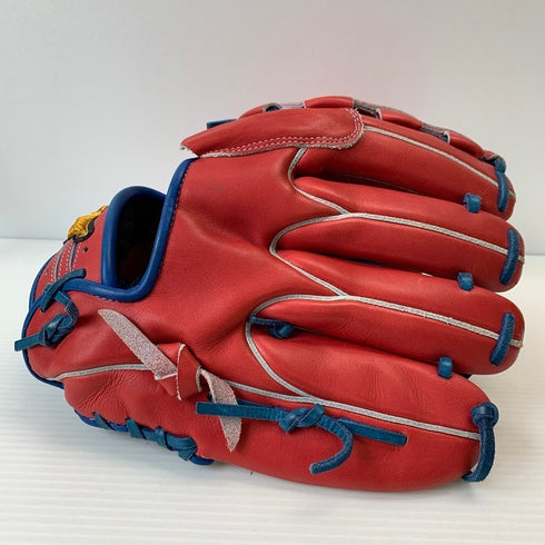 中古品 ミズノ MIZUNO ミズノプロ 軟式 投手用オーダーグローブ 左投げ 刺繡有り 5102