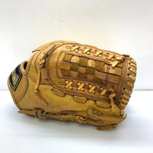 玉澤 TAMAZAWA タマザワ DELUXE-001 硬式 大人 一般 投手用 グローブ ピッチャー グラブ 右投げ 中古品 野球 9725