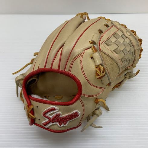 久保田スラッガー KUBOTA SLUGGER 軟式 大人 一般 内野手用 グローブ グラブ 右投げ オーダー 中古品 野球 8024