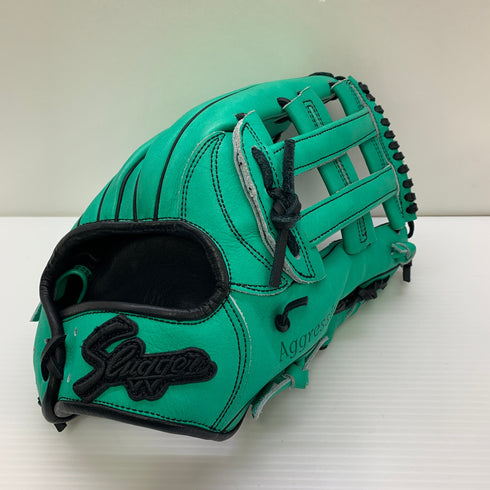 久保田スラッガー KUBOTA SLUGGER 軟式 大人 一般 外野手用 グローブ グラブ 右投げ オーダー 中古品 グローブ袋付き 野球 9681