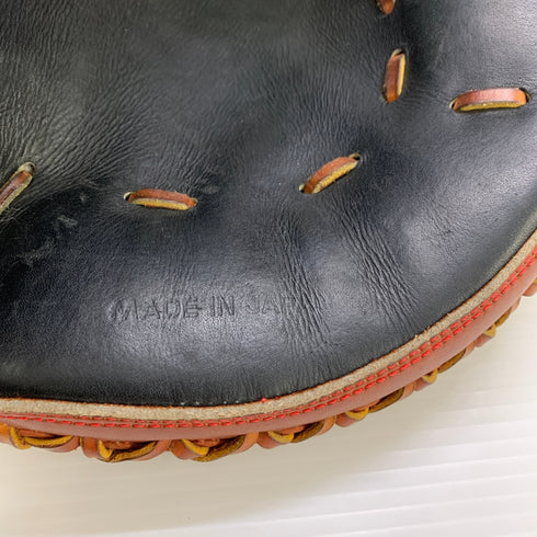 ゴリラ印の野球道具 硬式 大人 一般 キャッチャーミット 捕手 グローブ グラブ 右投げ 中古品 グローブ袋付き 野球 6902