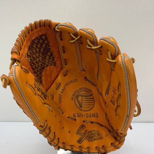 久保田スラッガー KUBOTA SLUGGER 軟式 大人 一般 内野手用 グローブ グラブ 右投げ EGS-90 KSN-24MS 中古品 野球 7889