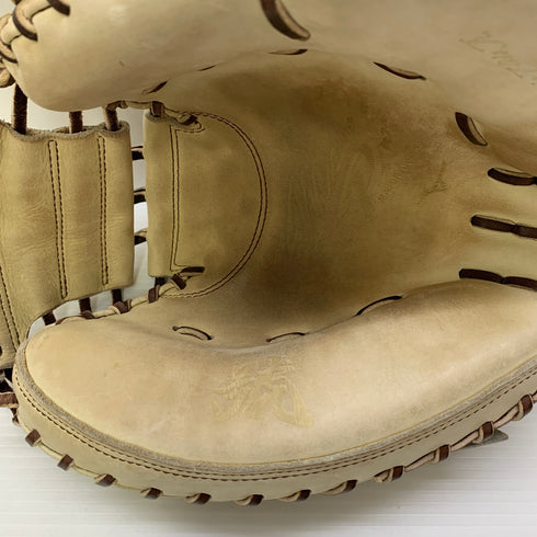 ミズノ MIZUNO ミズノプロ 軟式 大人 一般 キャッチャーミット 捕手 グローブ グラブ 右投げ 1AJCR27210 中古品 野球 6071