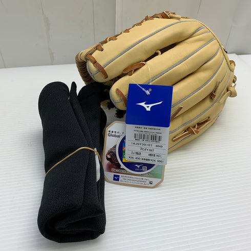 ミズノ MIZUNO グローバルエリート 少年軟式 子ども 外野手用 グローブ グラブ 右投げ 1AJGY30107 タグ付き グローブ袋付き 野球 5849
