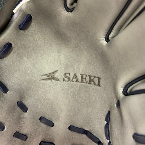 サエキ S-171 硬式 大人 一般 外野手用 グローブ グラブ 右投げ 中古品 グローブ袋付き 野球 9021