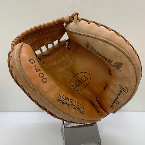 NISHIZAWA FORMURA G-400 硬式 大人 一般 キャッチャーミット 捕手 グローブ グラブ 右投げ 中古品 野球 8839