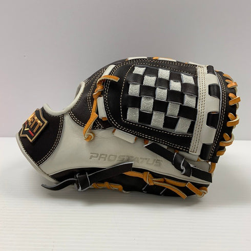 中古品 ゼット ZETT プロステイタス 軟式 内野手用グローブ BRGPRO25M 袋有り 5796