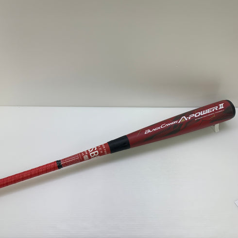 ゼット ZETT ブラックキャノン 軟式 大人 一般 FRP製バット BCT35464 トップバランス 中古 ケース付き 野球 8210