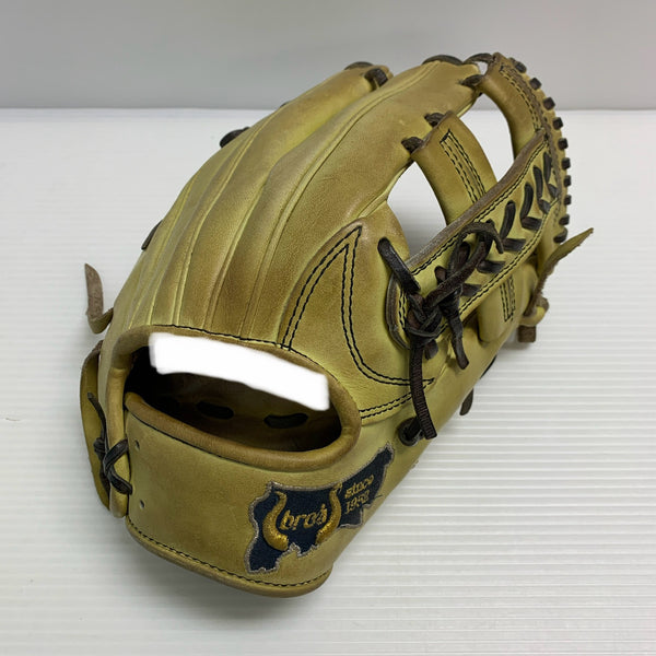bro's ブロズ 吉川清商店 少年軟式 子ども 内野手用 グローブ グラブ 右投げ 中古品 野球 6330