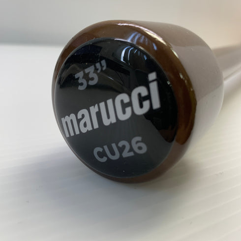 マルーチ marucci CU26 硬式 大人 一般 木製バット(BFJマーク) 中古 野球 8632