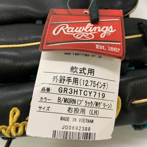ローリングス Rawlings GR3HTCY719 軟式 大人 一般 外野手用 グローブ グラブ 右投げ タグ付き 野球 9092