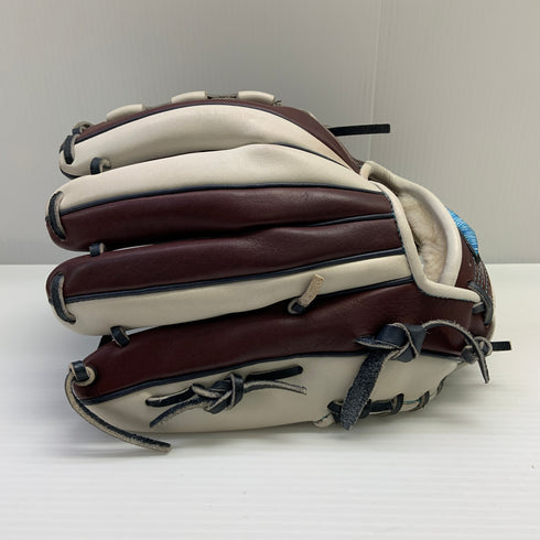 ミズノ MIZUNO グローバルエリート Global Elite 軟式 大人 一般 内野手用 グローブ グラブ 右投げ オーダー 中古品 グローブ袋付き 野球 1285
