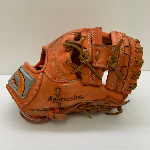 久保田スラッガー KUBOTA SLUGGER KSN-25PS 軟式 大人 一般 内野手用 グローブ グラブ 右投げ 中古品 野球 9192