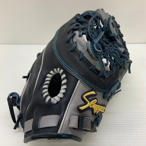 久保田スラッガー KUBOTA SLUGGER オーダー 軟式 大人 一般 ファーストミット 一塁手 グローブ グラブ 右投げ 中古品 野球 7641