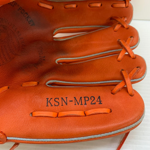 久保田スラッガー KUBOTA SLUGGER 軟式 大人 一般 内野手用 グローブ グラブ 右投げ KSN-MP24 中古品 野球 7950
