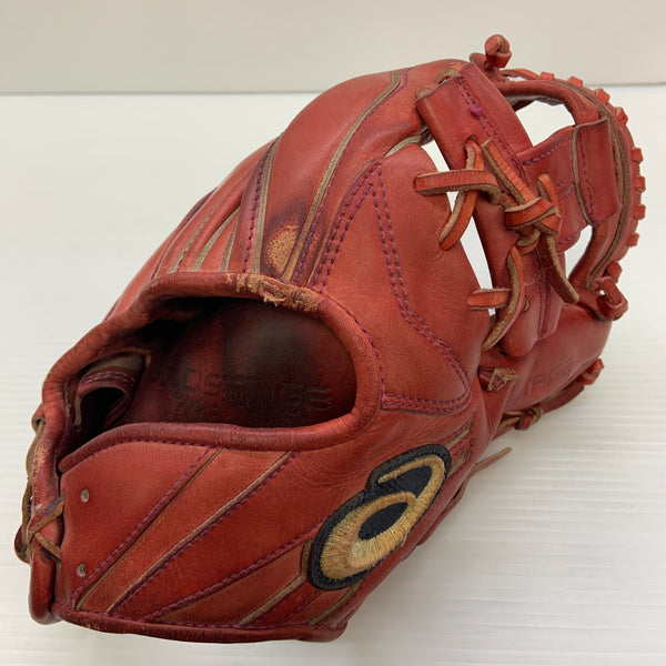 アシックス asics GOLDSTAGE 硬式 大人 一般 内野手用 グローブ グラブ 右投げ 3121A532 中古品 グローブ袋付き 野球 8066
