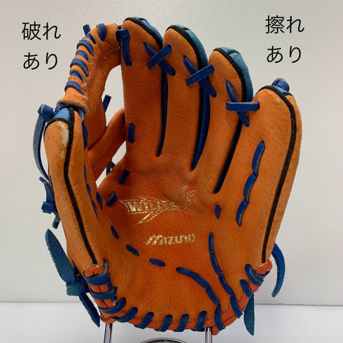 ミズノ MIZUNO WILDKIDS 少年軟式 子ども オールラウンド グローブ グラブ 右投げ 1AJGY17800 中古品 野球 6388