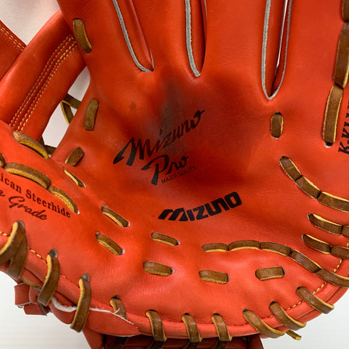 ミズノ MIZUNO ミズノプロ mizunopro North American Steerhide Extra Grade 硬式 大人 一般 内野手用 グローブ グラブ 右投げ 中古品 野球 9928