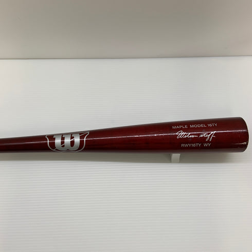ウィルソン Wilson ウィルソンスタッフ 少年軟式 子ども 木製バット RWY16TY WY 中古 野球 7902