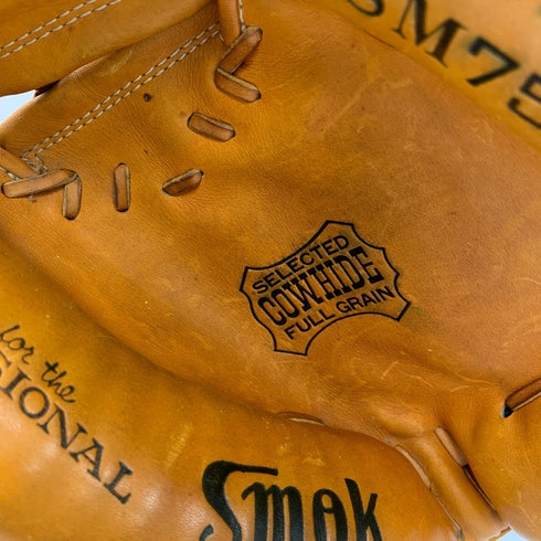 Smok 軟式 大人 一般 キャッチャーミット 捕手 グローブ グラブ 右投げ SM7500 中古品 野球 6521