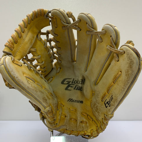 ミズノ MIZUNO グローバルエリート Global Elite 1AJGH14407 軟式 大人 一般 外野手用 グローブ グラブ 右投げ 中古品 グローブ袋付き 野球 9460