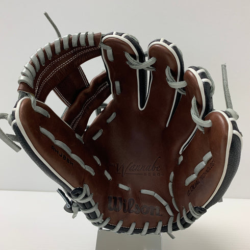 ウィルソン Wilson ワナビーヒーロー 軟式 大人 一般 内野手用 グローブ グラブ 右投げ RHJ86H 中古品 野球 6126