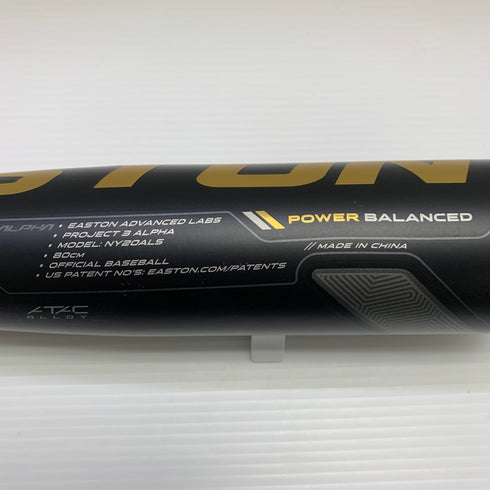 イーストン EASTON アルファ 少年軟式 子ども 金属製バット NY20ALS 未使用品 野球 8063