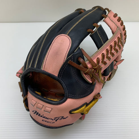 ミズノ MIZUNO ミズノプロ mizunopro HAGAJAPAN 軟式 大人 一般 内野手用 グローブ グラブ 右投げ オーダー 中古品 野球 8446