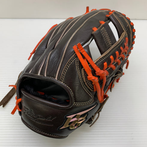 ハイゴールド HI-GOLD 己極 軟式 大人 一般 内野手用 グローブ グラブ 右投げ OKG-6105 中古品 野球 7348