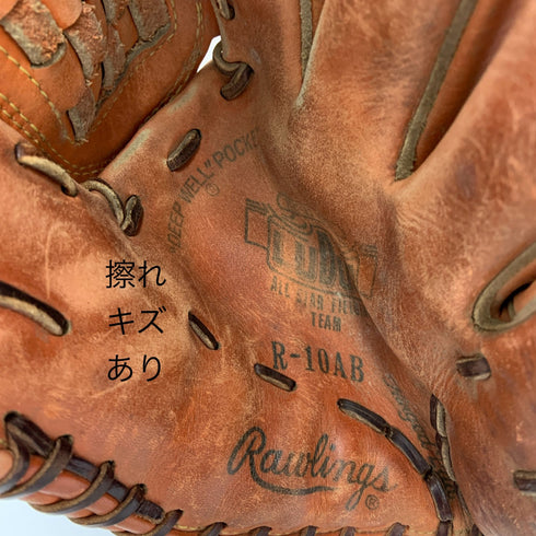 ローリングス Rawlings LUDUS 硬式 大人 一般 投手用 グローブ ピッチャー グラブ 右投げ R-10AB 中古品 野球 6573