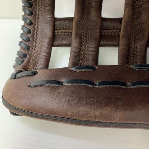 エスエスケイ SSK TZG-70 硬式 大人 一般 外野手用 グローブ グラブ 右投げ 中古品 野球 8703