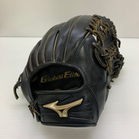 ミズノ MIZUNO グローバルエリートオーダー 硬式 大人 一般 内野手用 グローブ グラブ 右投げ 中古品 野球 6518