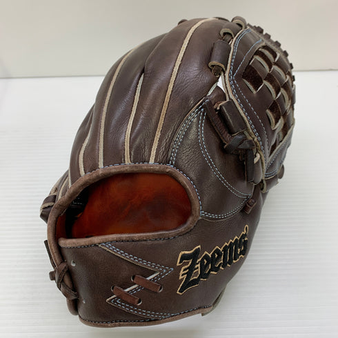 ジームス Zeems HIGHLEVELORDER 軟式 大人 一般 投手用 グローブ ピッチャー グラブ 右投げ SV-521DBN 中古品 野球 7173