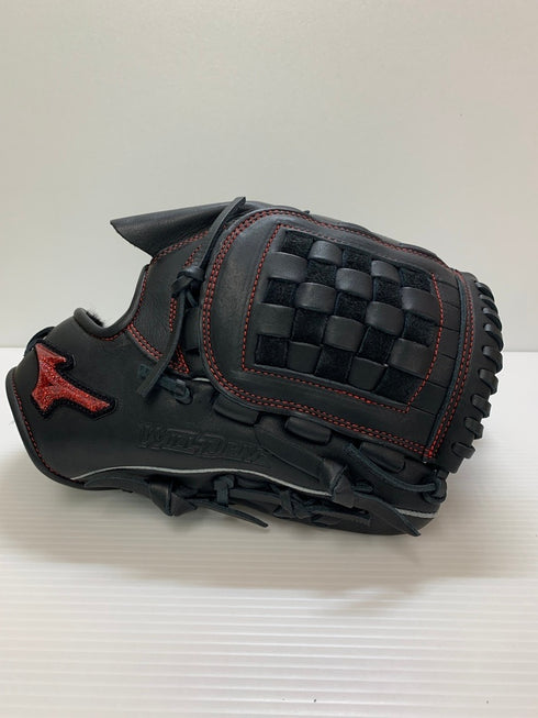 中古品 ミズノ MIZUNO WILLDRIVE Red AXI 軟式投手用グローブ 1AJGR14201 3715