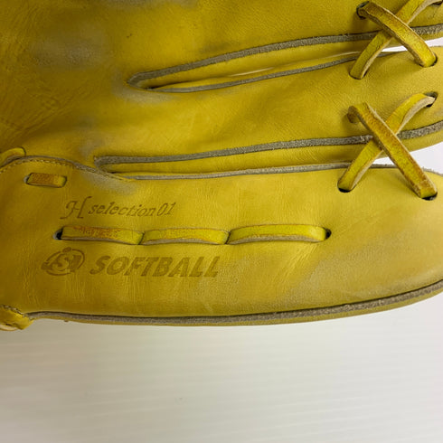 ミズノ MIZUNO グローバルエリート Global Elite 1AJGS18207 ソフトボール用 大人 一般 外野手用 グローブ グラブ 右投げ 中古品 野球 9256