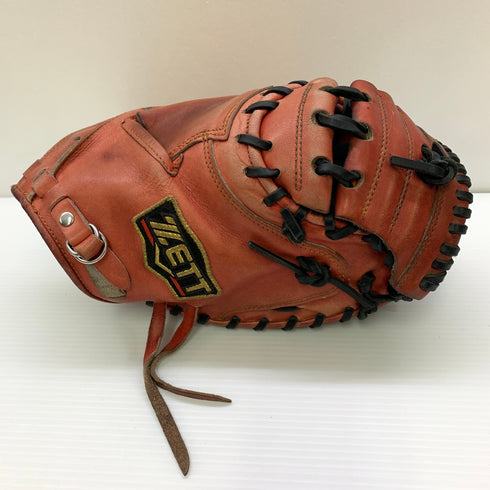ゼット ZETT プロステイタス PROSTATUS BRCB30252 硬式 大人 一般 キャッチャーミット 捕手 グローブ グラブ 右投げ 中古品 グローブ袋付き 野球 9985