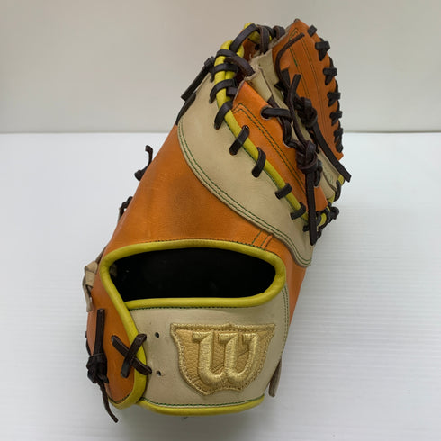 ウィルソン Wilson 軟式 大人 一般 ファーストミット 一塁手 グローブ グラブ 右投げ 中古品 グローブ袋付き 野球 1270